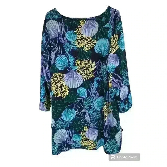 Jason Wu sea creatures lined tunic top dress - Picture 2 of 9